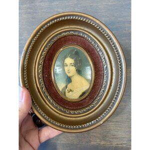 Cameo Creation Portrait Of A Lady Oval Frame Moritz Michael Daffinger